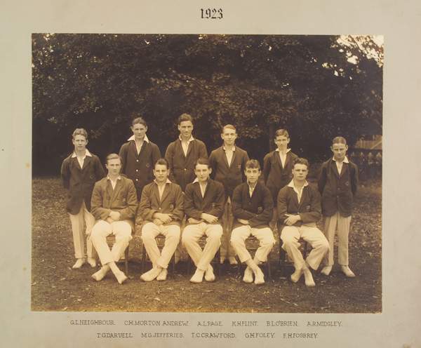 1st Cricket 1923